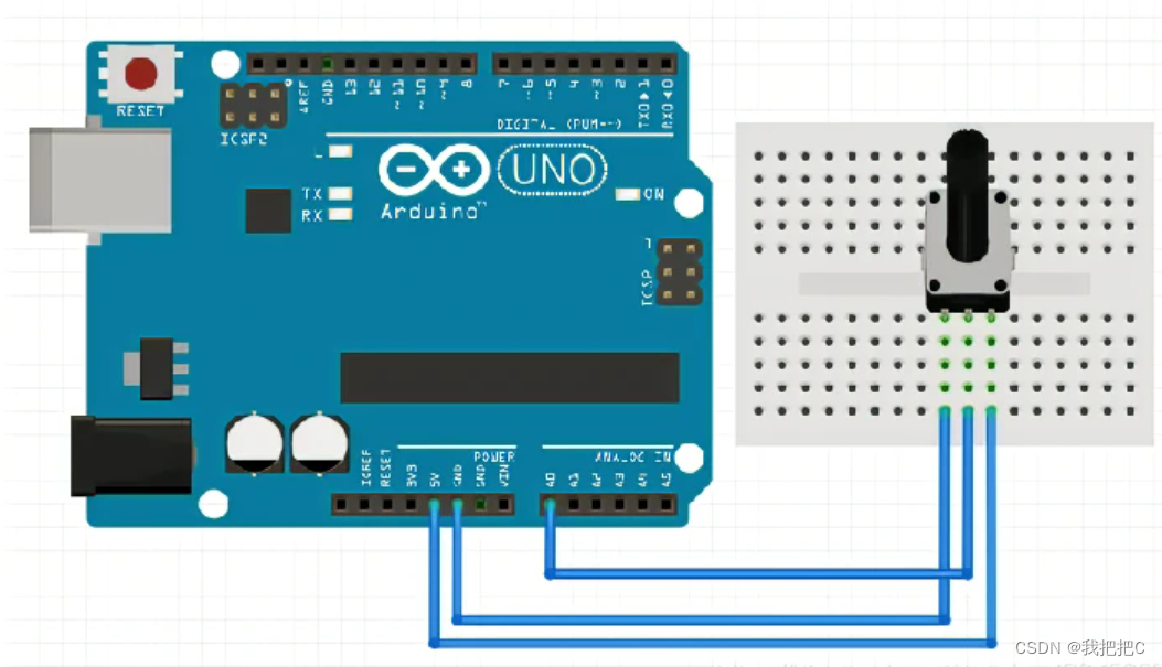 如何用arduino的电位器变量控制 aximmetry的景深