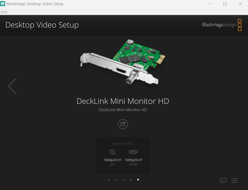 BlackMagic Decklink Mini Monitor HD - Fix drive compatibiliy