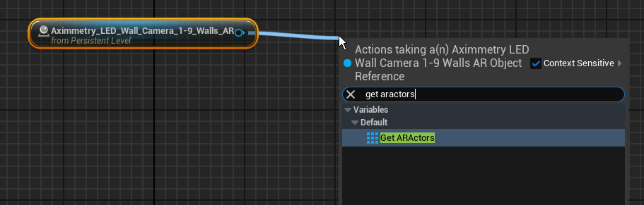 Is it possible to do the fly through object from LED wall to AR object in Unreal？