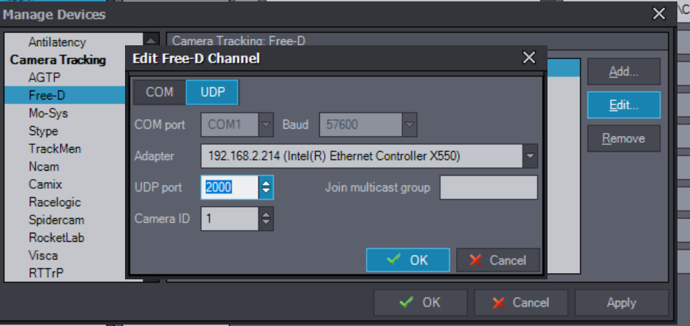 Camera tracking and zoom encoder issue