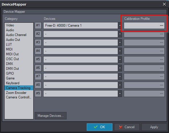 Camera tracking and zoom encoder issue