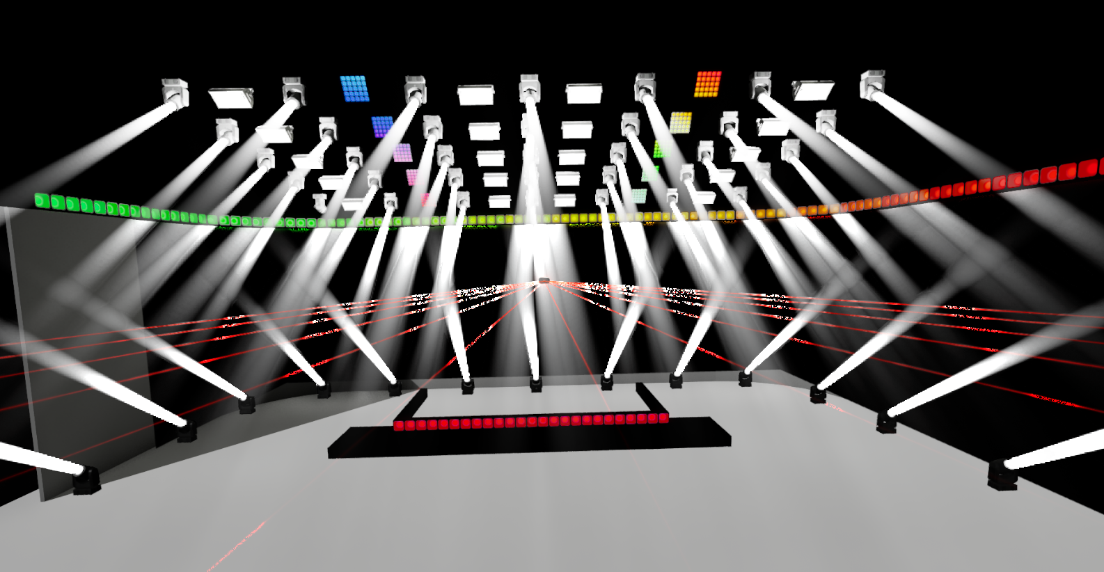 Laser Beam Noise in DMX lighting AR