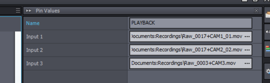 Setting tracking delay when playing back Tracked recorded camera