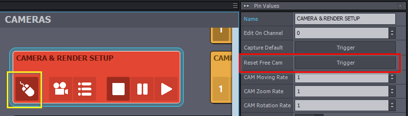 How to enter the scene coordinates at point A and B in the camera motion path. Large scenes are difficult to find with a mouse.