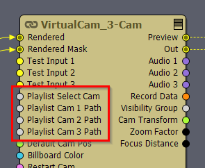 how to setup automate switching of camera paths1-2....