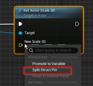 Too many String input pins