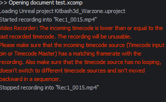 Please help, failed to sync the timecode with the sony camera timecode